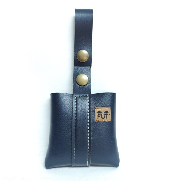 Etui porte-carte / porte-écouteurs / porte-badge bleu