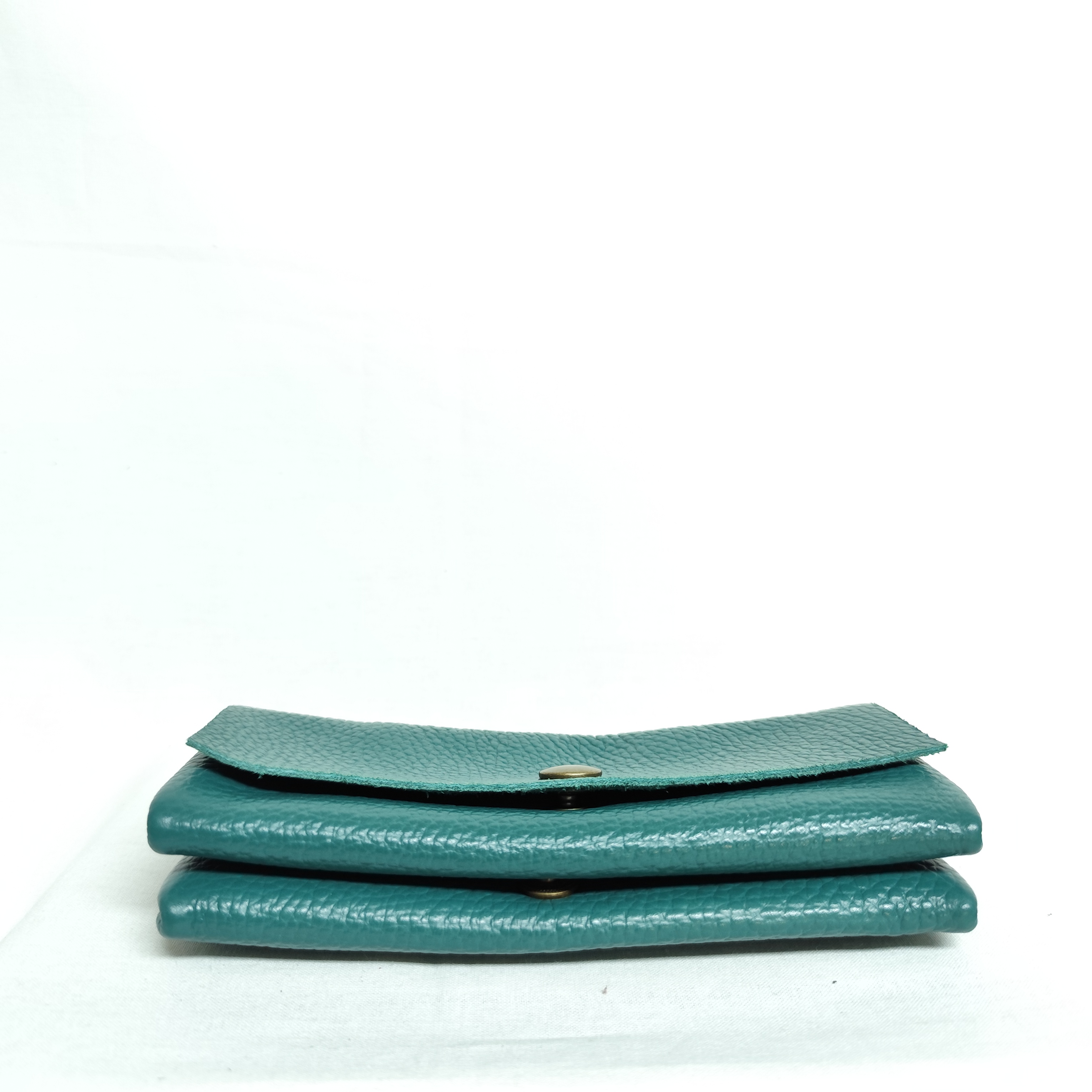 Double Trousse Cuir Verte – Image 3