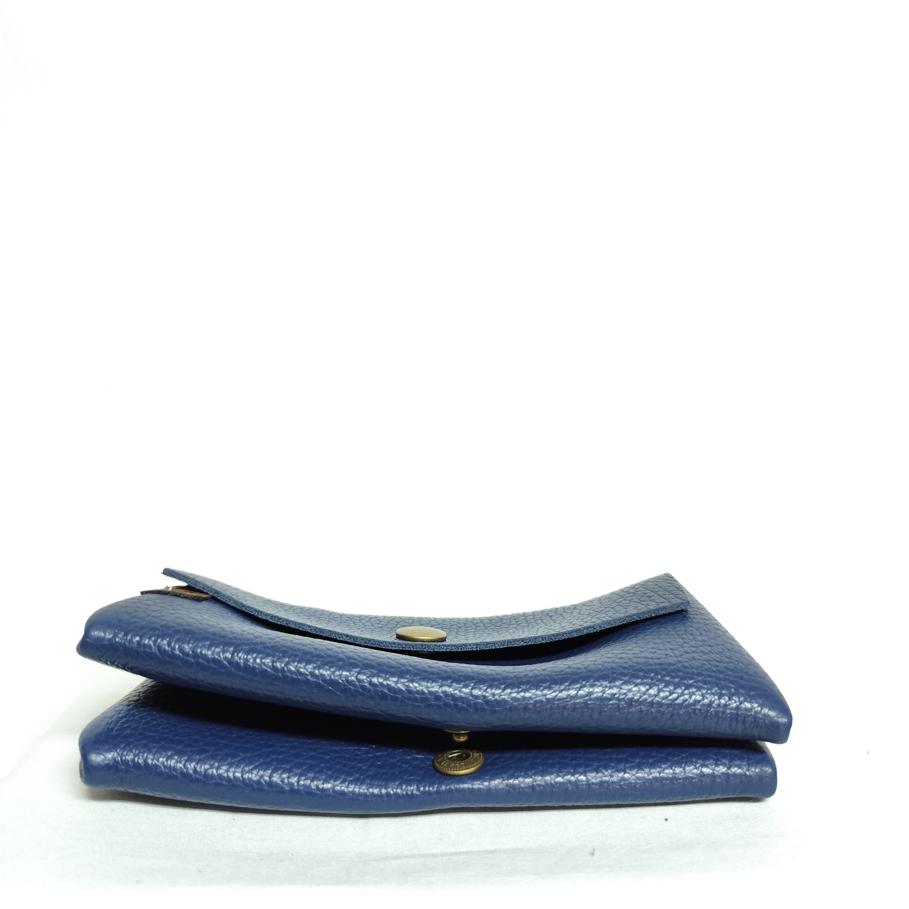 Double Trousse Cuir Bleue – Image 4