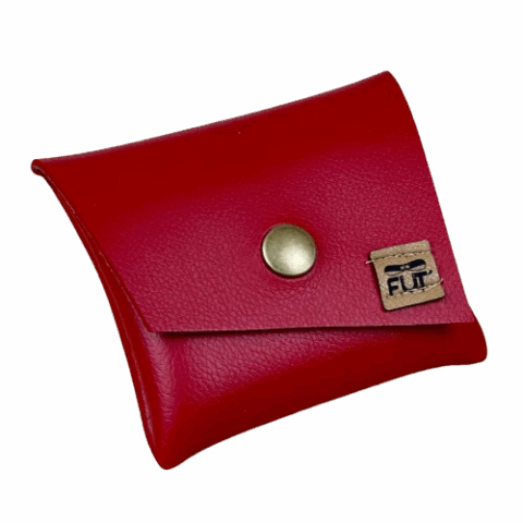 Porte-monnaie / Etui ROUGE Fut' Marque française Toulouse 31000 Muret 31600 Noé 31410 Carbonne 31390