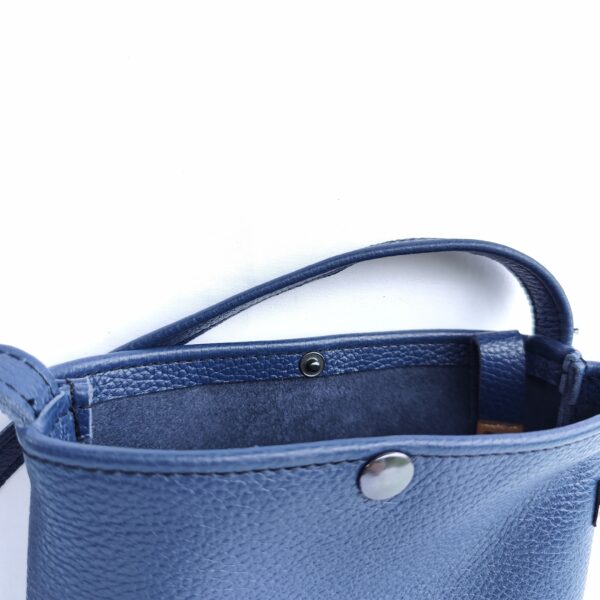 Mini Sac Cuir Bleu – Image 2