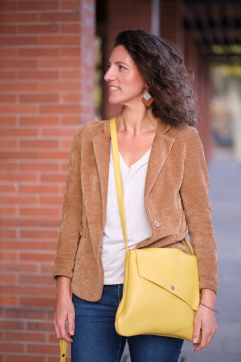 Sac Cuir Jaune « Rabat »