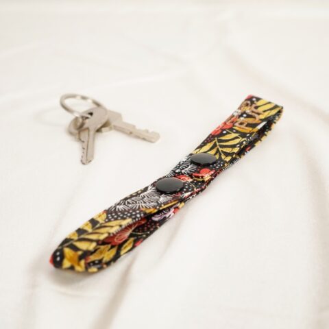 Attache porte-clés Tissu automne