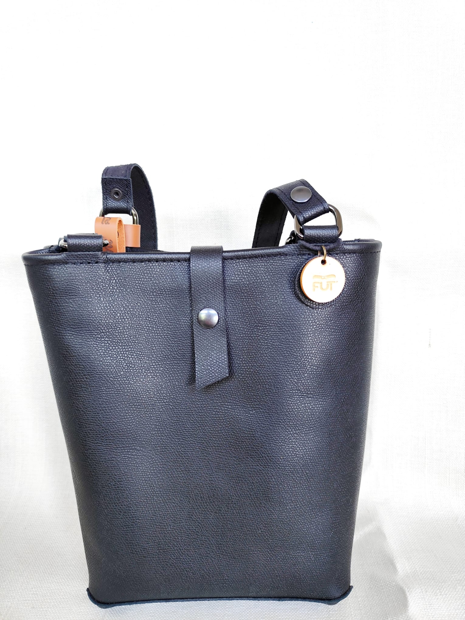 Attache porte-clés Cuir Rose Mon Amour – Image 3