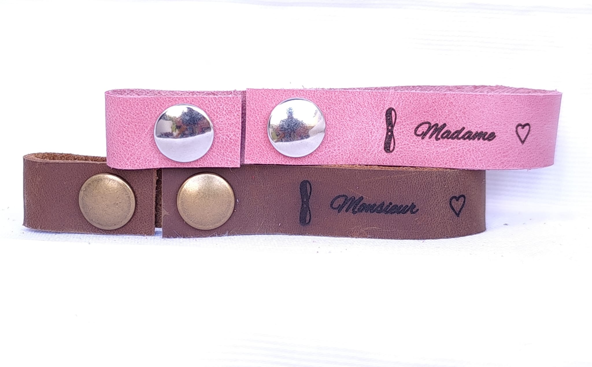 Attache porte-clés Cuir Rose Madame – Image 6